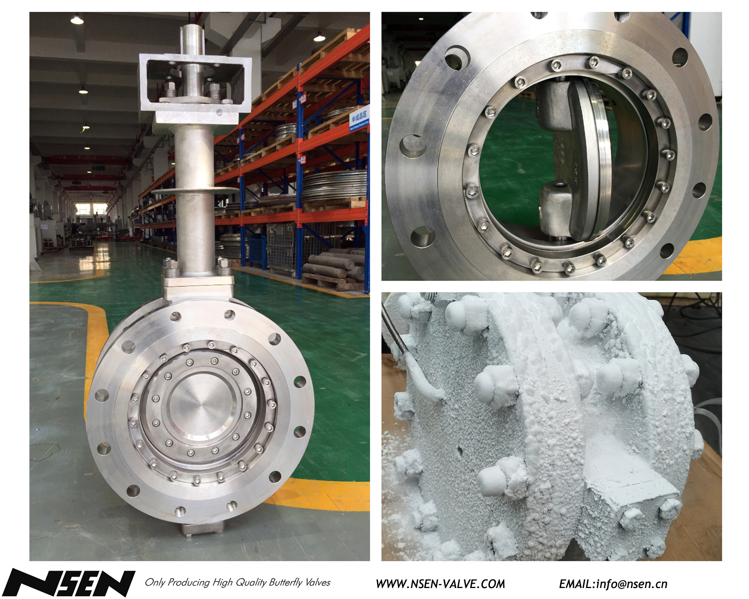 Cryogenic butterfly valve NSEN New product